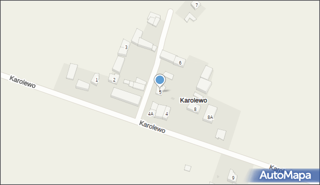 Karolewo, Karolewo, 5, mapa Karolewo