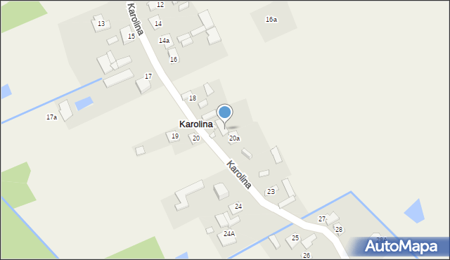 Karolina, Karolina, 21, mapa Karolina