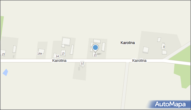 Karolina, Karolina, 11, mapa Karolina