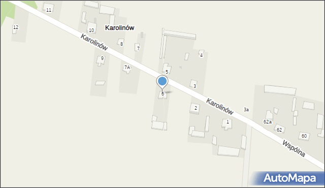 Karolinów, Karolinów, 6, mapa Karolinów