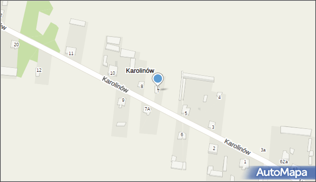 Karolinów, Karolinów, 7, mapa Karolinów