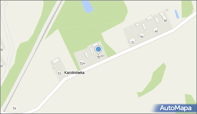 Karolinów, Karolinów, 52, mapa Karolinów