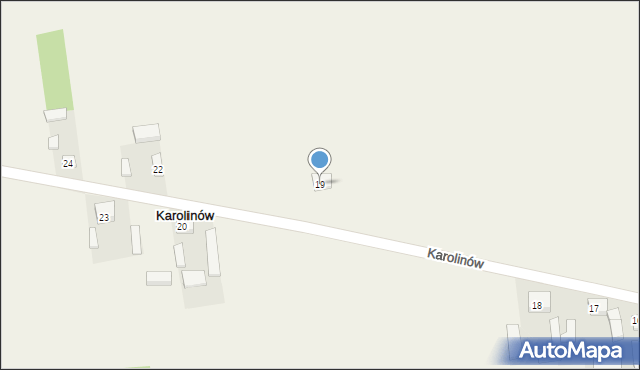 Karolinów, Karolinów, 19, mapa Karolinów