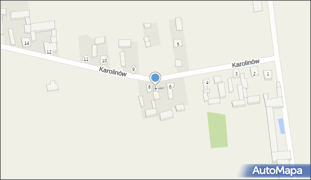 Karolinów, Karolinów, 7, mapa Karolinów