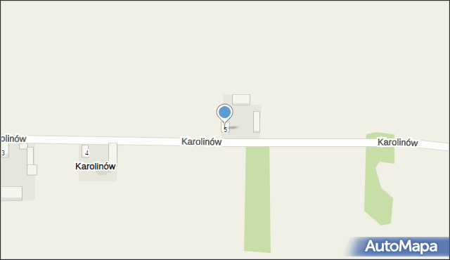 Karolinów, Karolinów, 5, mapa Karolinów