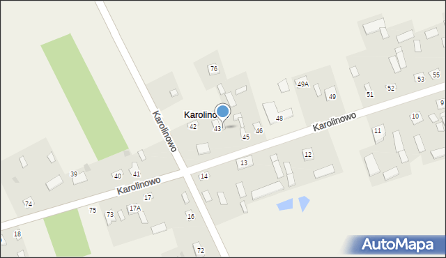 Karolinowo, Karolinowo, 44, mapa Karolinowo