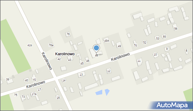 Karolinowo, Karolinowo, 48, mapa Karolinowo