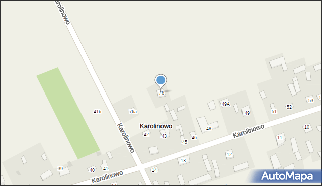 Karolinowo, Karolinowo, 76, mapa Karolinowo