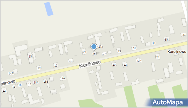 Karolinowo, Karolinowo, 25, mapa Karolinowo