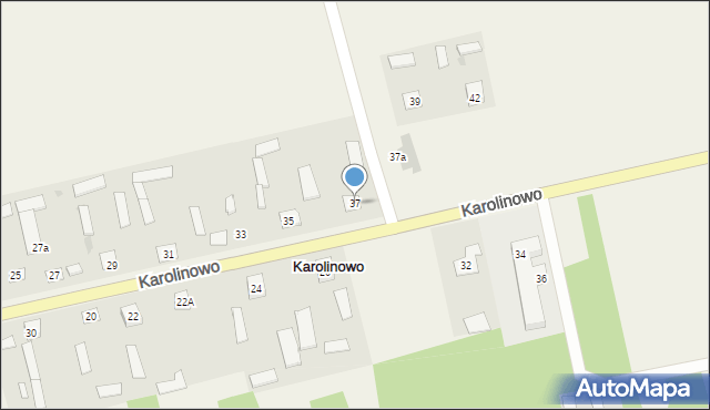 Karolinowo, Karolinowo, 37, mapa Karolinowo