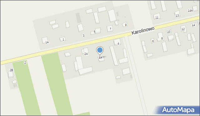 Karolinowo, Karolinowo, 4A, mapa Karolinowo