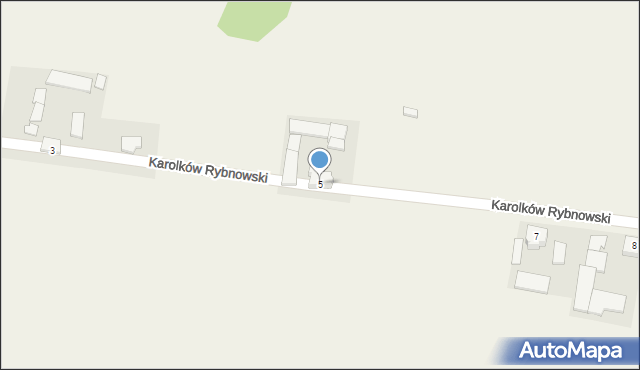 Karolków Rybnowski, Karolków Rybnowski, 5, mapa Karolków Rybnowski