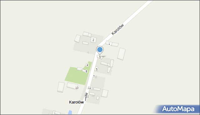 Karolów, Karolów, 3, mapa Karolów