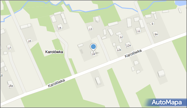 Karolówka, Karolówka, 14, mapa Karolówka