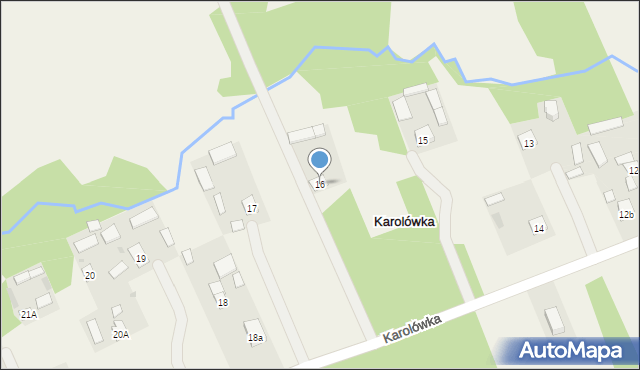 Karolówka, Karolówka, 16, mapa Karolówka