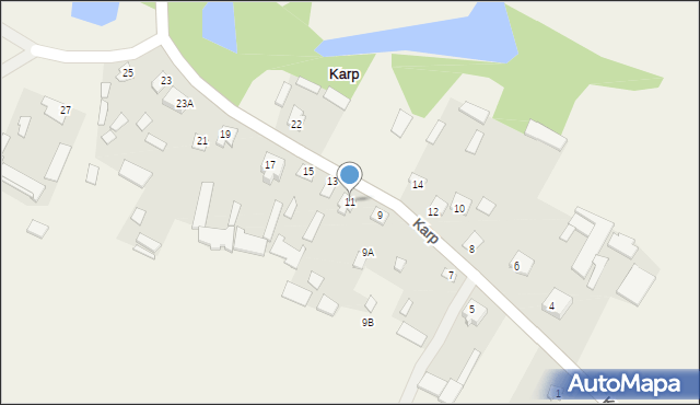 Karp, Karp, 11, mapa Karp