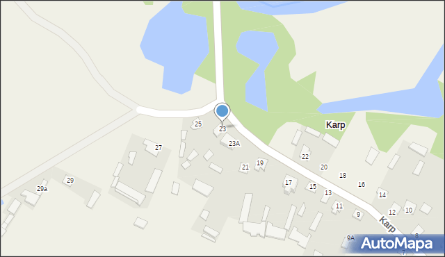 Karp, Karp, 23, mapa Karp