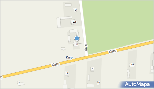 Karp, Karp, 13, mapa Karp