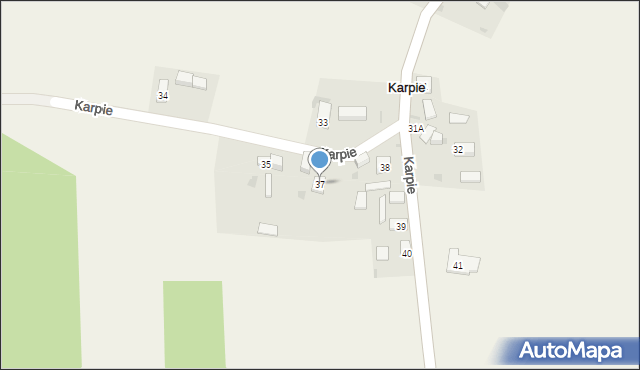 Karpie, Karpie, 37, mapa Karpie