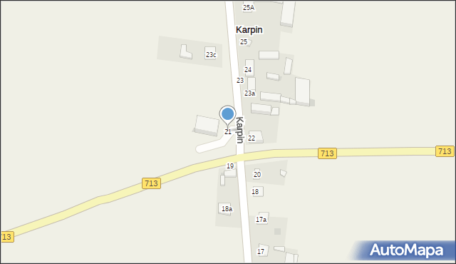 Karpin, Karpin, 21, mapa Karpin