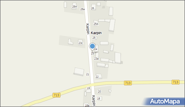 Karpin, Karpin, 23, mapa Karpin