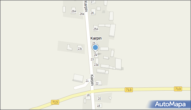 Karpin, Karpin, 24, mapa Karpin