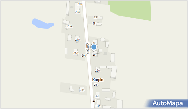 Karpin, Karpin, 26, mapa Karpin