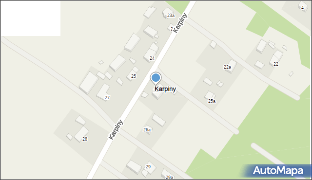 Karpiny, Karpiny, 26, mapa Karpiny