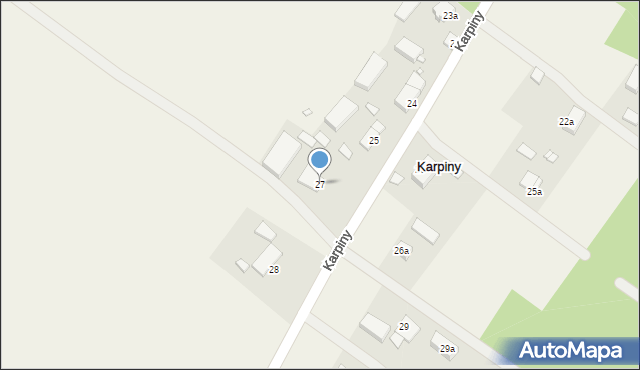 Karpiny, Karpiny, 27, mapa Karpiny