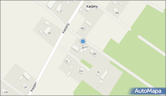 Karpiny, Karpiny, 29, mapa Karpiny