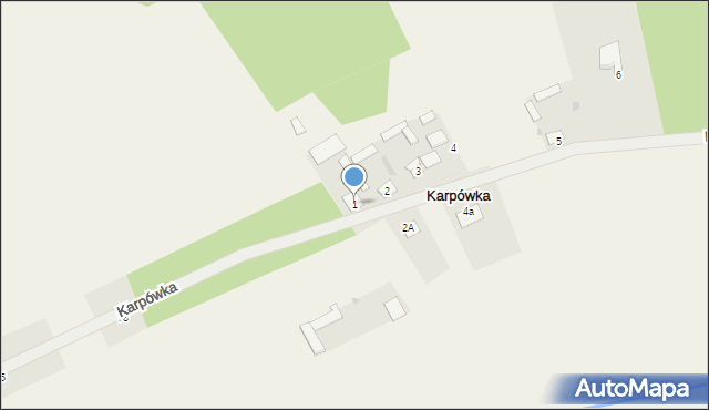 Karpówka, Karpówka, 1, mapa Karpówka