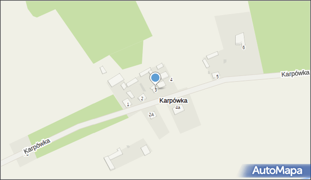 Karpówka, Karpówka, 3, mapa Karpówka