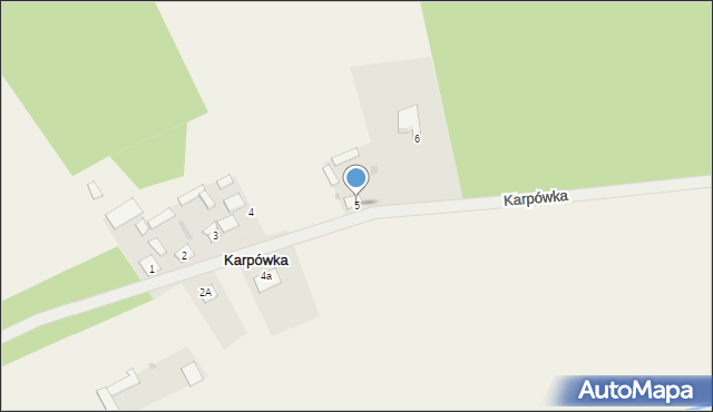 Karpówka, Karpówka, 5, mapa Karpówka