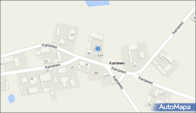 Karsewo, Karsewo, 3, mapa Karsewo