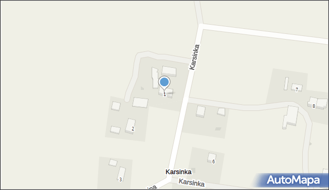 Karsinka, Karsinka, 1, mapa Karsinka