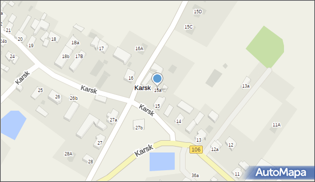Karsk, Karsk, 15a, mapa Karsk