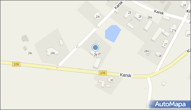 Karsk, Karsk, 29, mapa Karsk