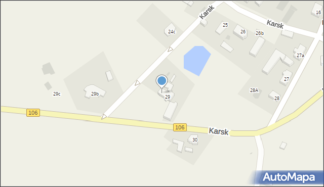 Karsk, Karsk, 29a, mapa Karsk