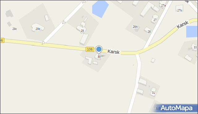 Karsk, Karsk, 30, mapa Karsk