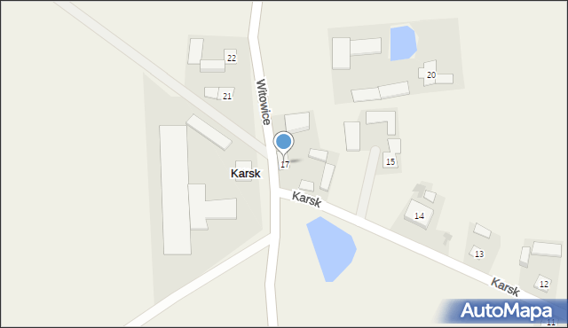 Karsk, Karsk, 17, mapa Karsk