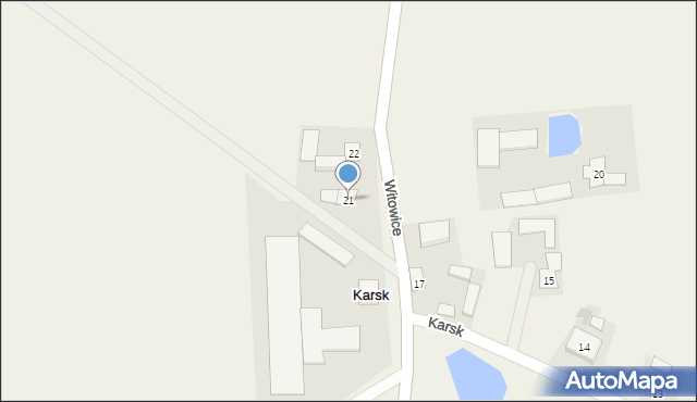 Karsk, Karsk, 21, mapa Karsk