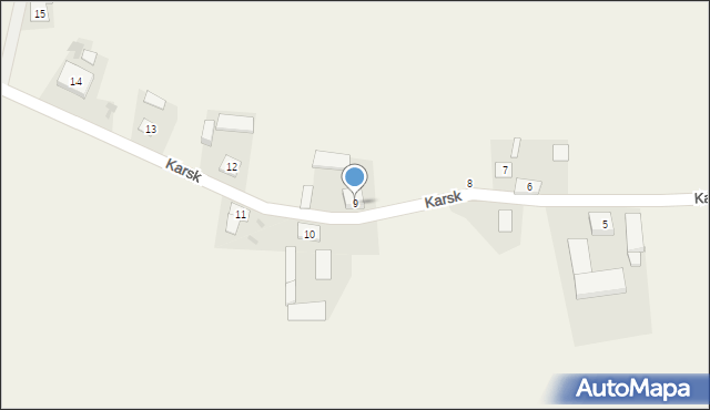 Karsk, Karsk, 9, mapa Karsk