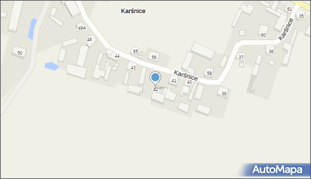 Karśnice, Karśnice, 42, mapa Karśnice