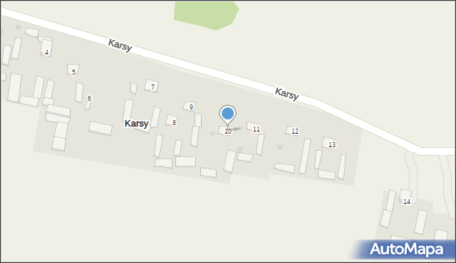 Karsy, Karsy, 10, mapa Karsy
