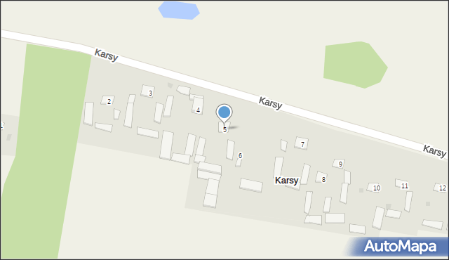Karsy, Karsy, 5, mapa Karsy
