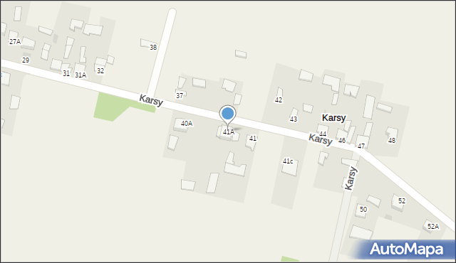 Karsy, Karsy, 41A, mapa Karsy