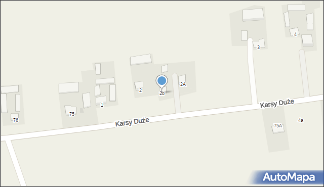 Karsy Duże, Karsy Duże, 2b, mapa Karsy Duże