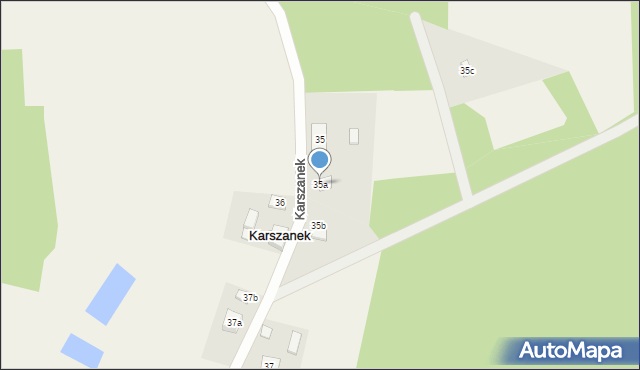 Karszanek, Karszanek, 35a, mapa Karszanek