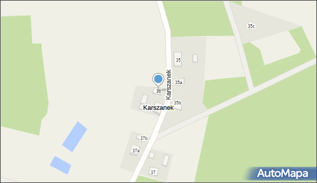 Karszanek, Karszanek, 36, mapa Karszanek