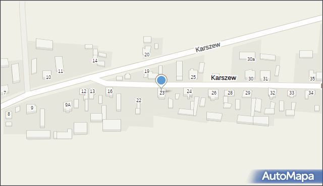 Karszew, Karszew, 23, mapa Karszew